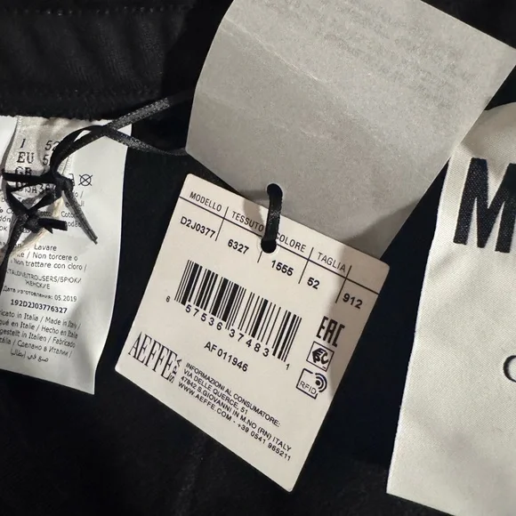 Moschino Black Sweatpants with Bold Design